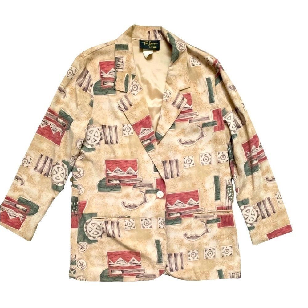 Printed Blazer 